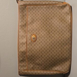 Gucci Rehab Micro GG Leather Tote Tan & Beige